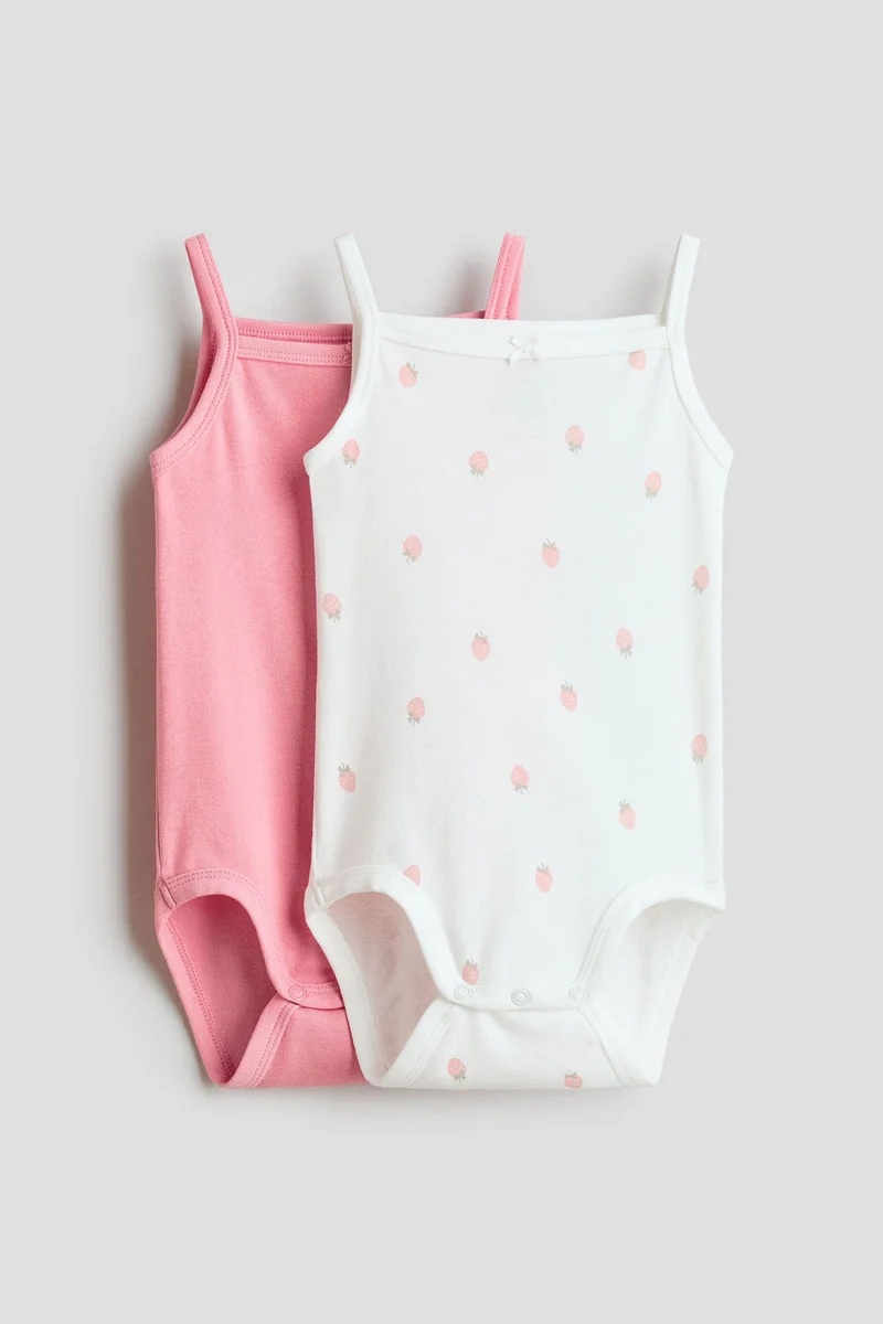 H&M 2-pack sleeveless cotton bodysuits